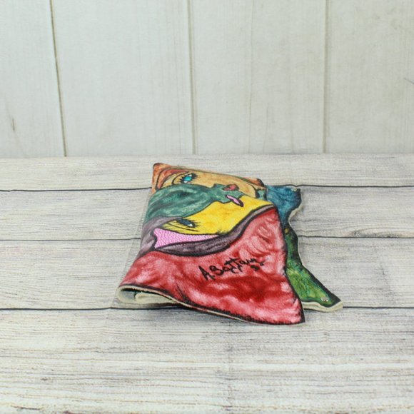 Adriana Bottary Multicolored Hand Painted Clutch Bag - Picture 5 of 11